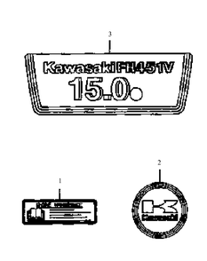 Fh451v-As03 Labels Diagram and Parts List for G1548 55AE232S150-WAM Cub Cadet Lawn Mower